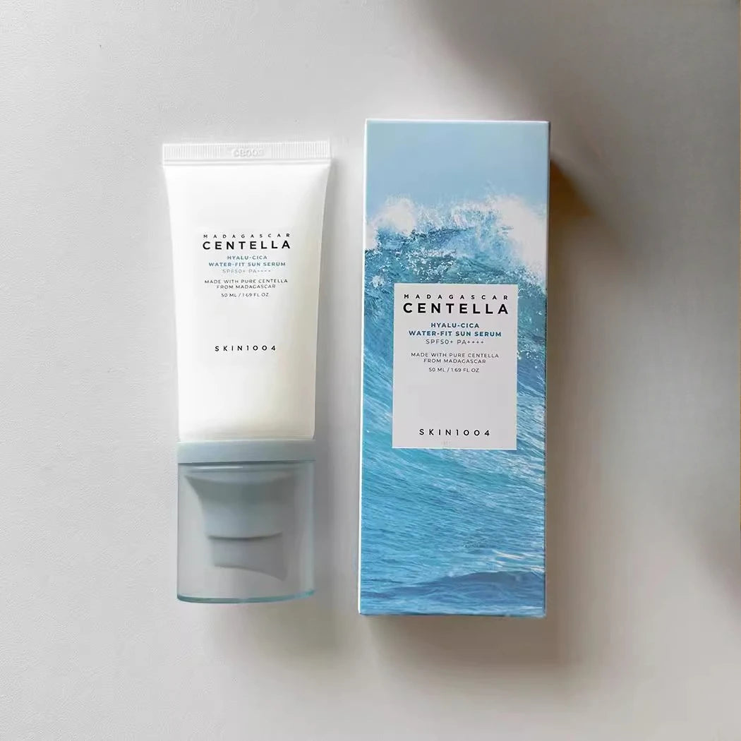 Korean Centella Hyalu-Cica SPF50 Sun Serum & Moisture Cream Skincare Set