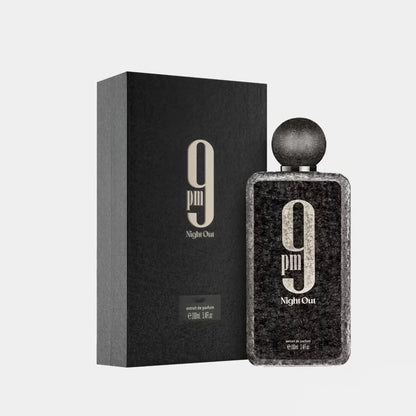 9 PM Night Out Extrait de Parfum Men's perfume spray, Oriental Spicy Flavor 100ml