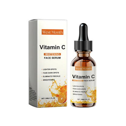 Vitamin C Facial Essence Fade Dark Spots Eliminate Freckles Acne Marks Repair Smooth Skin Care Hyaluronic Acid Brightening Serum
