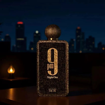9 PM Night Out Extrait de Parfum Men's perfume spray, Oriental Spicy Flavor 100ml