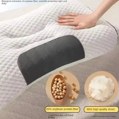Pillow Pillow Core Neck Pillow Middle-aged and Elderly Adult Special Pillow Household Single Student Dormitory Pillow