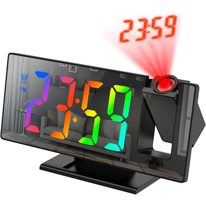 منبه عرض على الحائط 180 درجة - شاشة LED لدرجة الحرارة