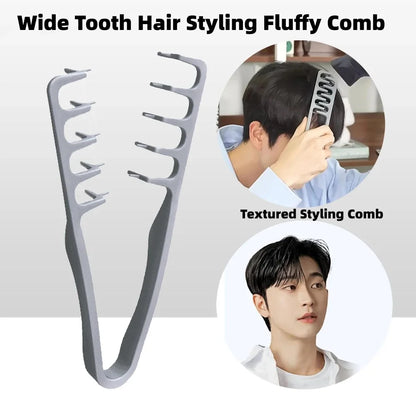Volumizing Wide-Tooth Styling Comb – Textured Hair Comb for Men