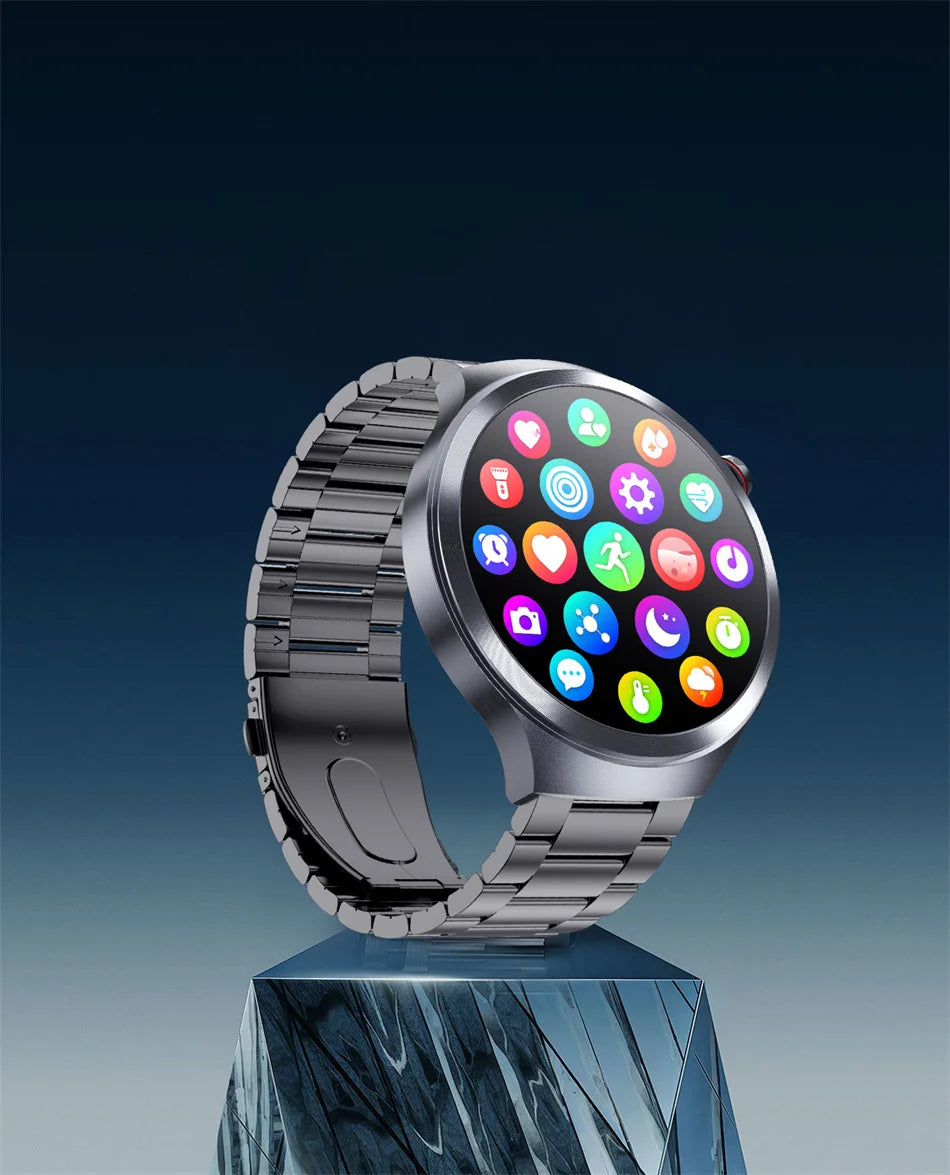 1.73" Sapphire Glass Health Smartwatch – ECG Blood Pressure & Body Analysis Tracker