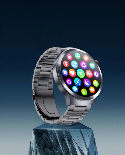 1.73" Sapphire Glass Health Smartwatch – ECG Blood Pressure & Body Analysis Tracker