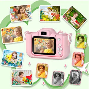 1080P Kids Digital Camera – HD Toddler Video Camera with Silicone Case