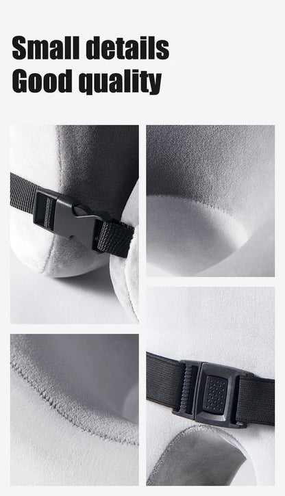 Travel Neck Pillow Slow Rebound Memory Foam U-shaped Pillow Comfortable Soft Car and Airplane Neck Pillow Office Nap