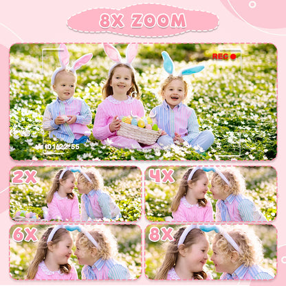 1080P Kids Digital Camera – HD Toddler Video Camera with Silicone Case