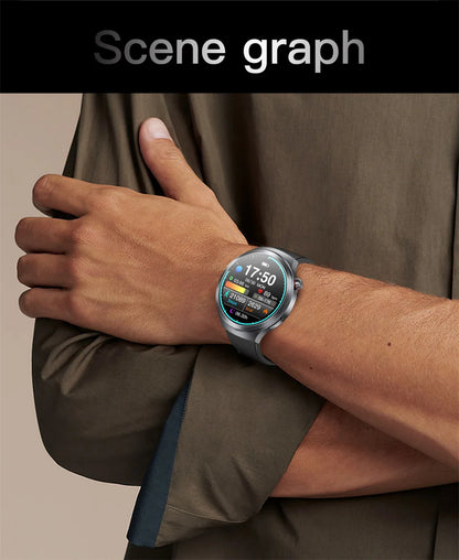 1.73" Sapphire Glass Health Smartwatch – ECG Blood Pressure & Body Analysis Tracker