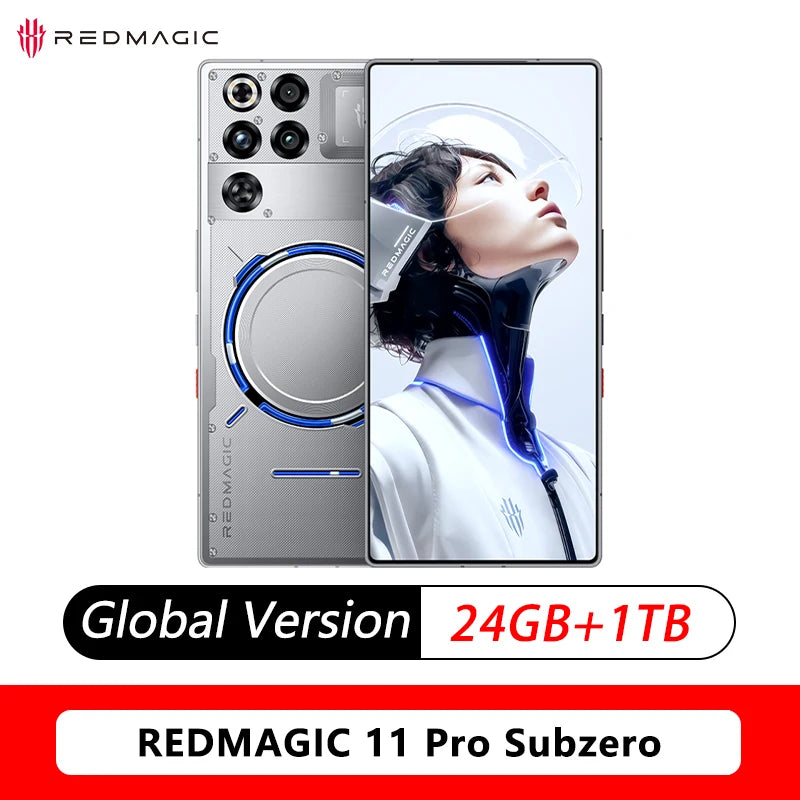 هاتف الألعاب RedMagic 11 Pro الذكي — سنابدراجون 8 إيليت، بطارية 7500 مللي أمبير