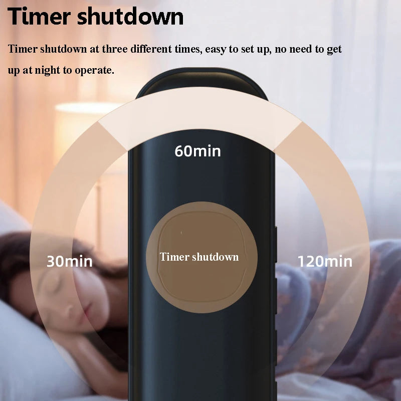 Under-Pillow Bluetooth Speaker – White Noise Sleep Aid with LED Display