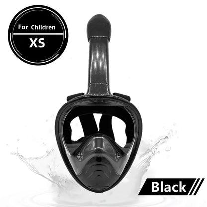 Full-Face Anti-Fog Snorkeling Mask – Waterproof Diving Mask for Adults &amp; Kids