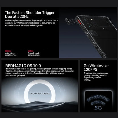 هاتف الألعاب RedMagic 11 Pro الذكي — سنابدراجون 8 إيليت، بطارية 7500 مللي أمبير