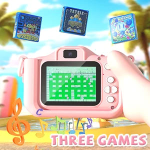 1080P Kids Digital Camera – HD Toddler Video Camera with Silicone Case