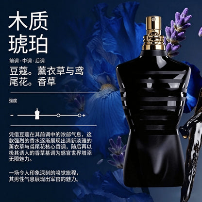Jean Paul Gaultier Le Male Le Parfum - Amber Woody Eau de Parfum Intense for Men Fragrance - Cardamom, Lavender & Iris, Vanilla - Men's Perfume Spray