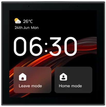 لوحة تحكم ذكية تعمل باللمس MOES Tuya WiFi مقاس 3.5 بوصة، 3 مرحلات وأزرار، جهاز تحكم عن بعد بالأشعة تحت الحمراء، محور بلوتوث Sigmesh، أتمتة المنزل