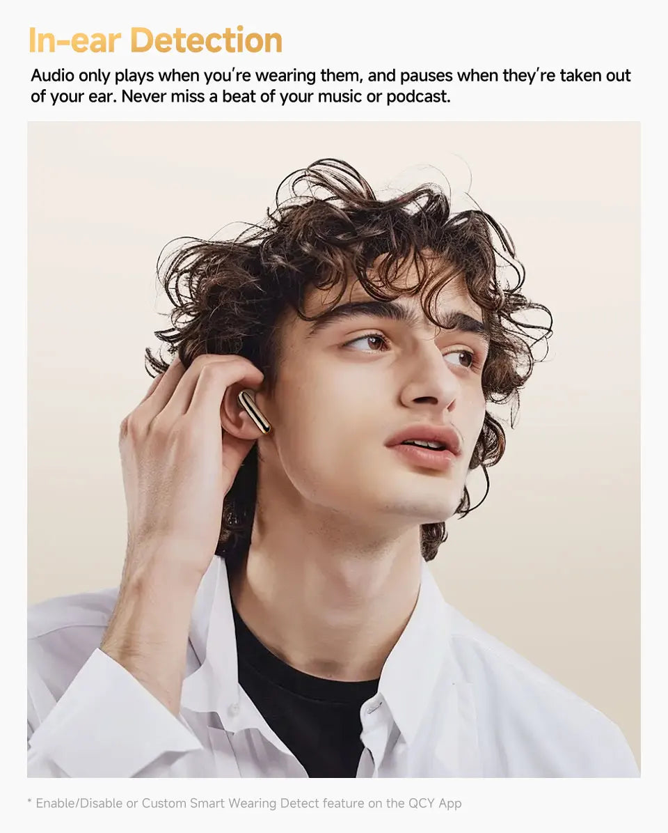 QCY MeloBuds Pro ANC Wireless Earbuds – Bluetooth 5.3 Hi-Res LDAC, 34H Battery
