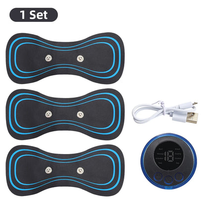 EMS Neck &amp; Back Massager – Low-Frequency Muscle Stimulator for Pain Relief