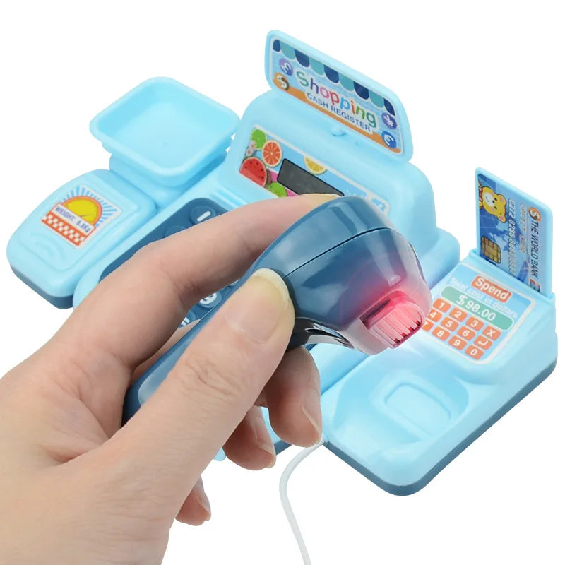 Kids Pretend Play Cash Register – Interactive Toy with Lights &amp; Sound