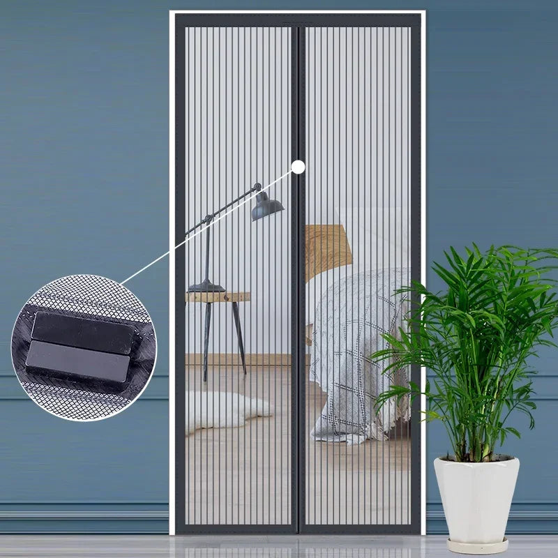 Magnetic Mosquito Net Curtain – Self-Closing Door Screen for Ventilation