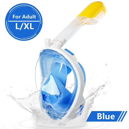 Full-Face Anti-Fog Snorkeling Mask – Waterproof Diving Mask for Adults &amp; Kids