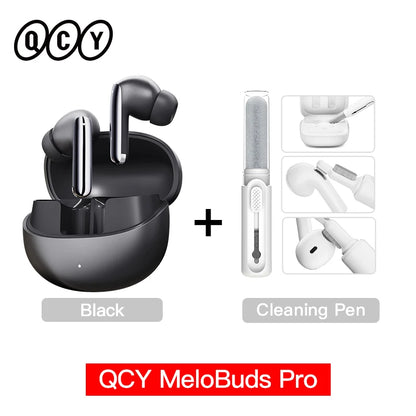 QCY MeloBuds Pro ANC Wireless Earbuds – Bluetooth 5.3 Hi-Res LDAC, 34H Battery