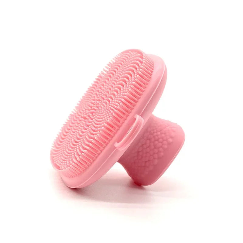 Silicone Facial Cleansing Brush – Manual Face Wash Scrubber for Men & Women