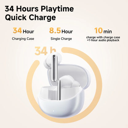 QCY MeloBuds Pro ANC Wireless Earbuds – Bluetooth 5.3 Hi-Res LDAC, 34H Battery