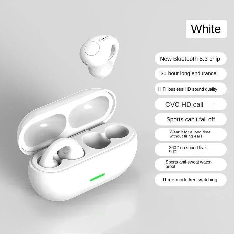 T75 Bone Conduction Wireless Earbuds – Bluetooth 5.3 Sports Headphones
