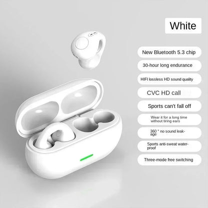 T75 Bone Conduction Wireless Earbuds – Bluetooth 5.3 Sports Headphones
