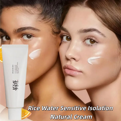 Korean Rice Essence Sunscreen – Moisturizing Anti-UV Isolation Cream