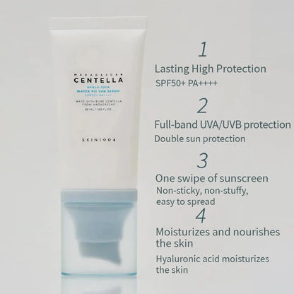 Korean Centella Hyalu-Cica SPF50 Sun Serum & Moisture Cream Skincare Set