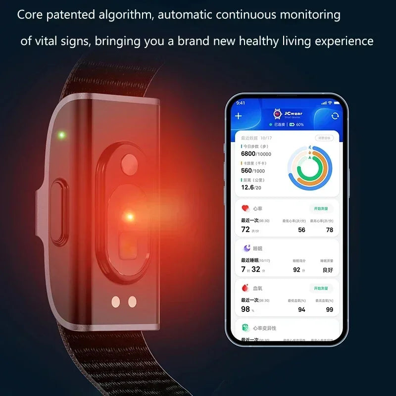 Smart Fitness Bracelet with Heart Rate & Blood Pressure Monitor – Waterproof Tracker