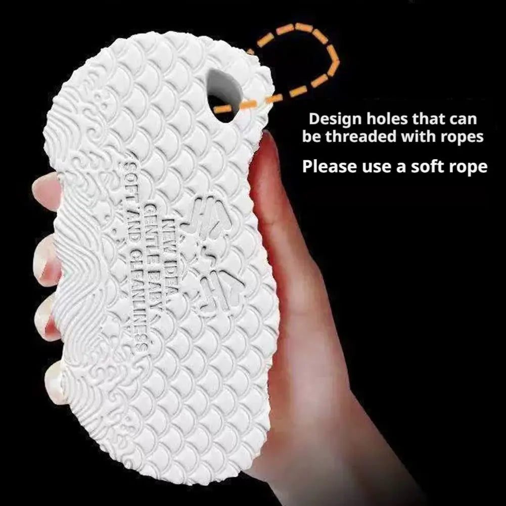 3D Exfoliating Bath Sponge – Dead Skin Massage Shower Brush