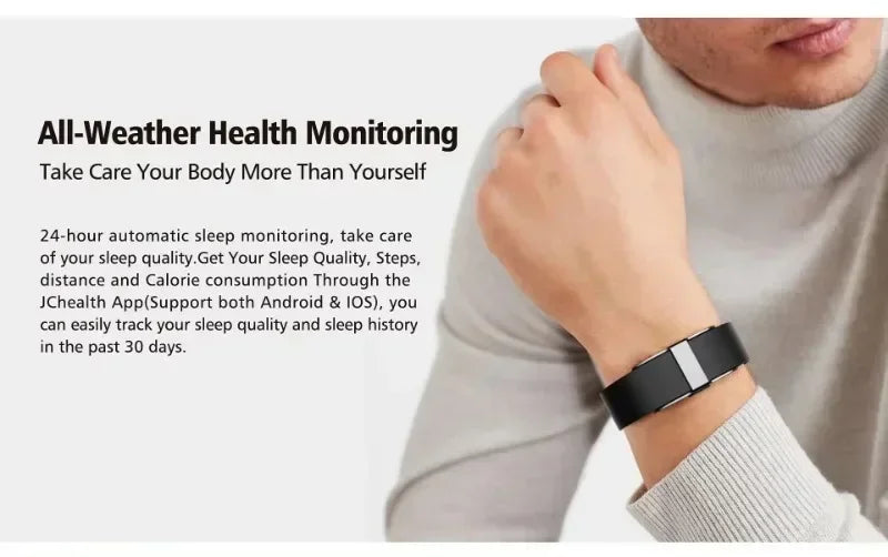 Smart Fitness Bracelet with Heart Rate & Blood Pressure Monitor – Waterproof Tracker