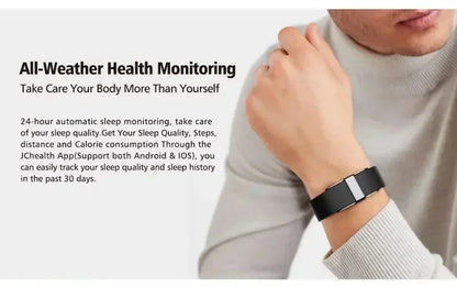 Smart Fitness Bracelet with Heart Rate & Blood Pressure Monitor – Waterproof Tracker