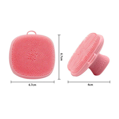 Silicone Facial Cleansing Brush – Manual Face Wash Scrubber for Men & Women
