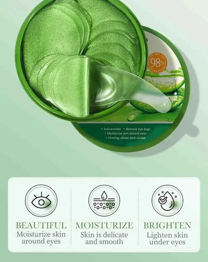 Aloe Vera Collagen Eye Mask (60pcs) – Anti-Dark-Circle Eye Patches