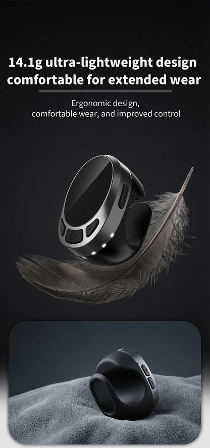 Bluetooth Scrolling Ring Finger Mouse – Wireless Ebook Page Turner Remote