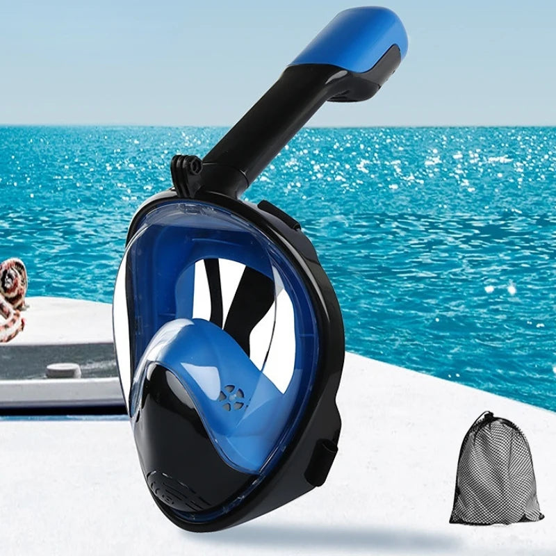 Full-Face Anti-Fog Snorkeling Mask – Waterproof Diving Mask for Adults &amp; Kids
