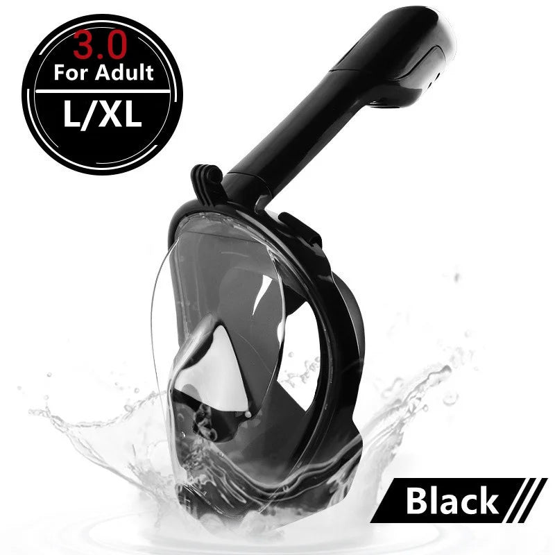 Full-Face Anti-Fog Snorkeling Mask – Waterproof Diving Mask for Adults &amp; Kids