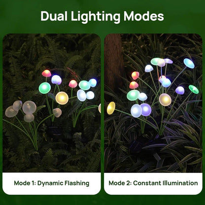 Solar Mushroom Garden Lights – Waterproof LED Pathway Decor