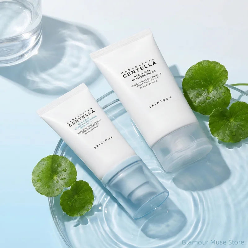 Korean Centella Hyalu-Cica SPF50 Sun Serum & Moisture Cream Skincare Set