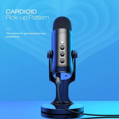 Haomuren USB Condenser Microphone – PC/Mac Streaming &amp; Podcast Mic
