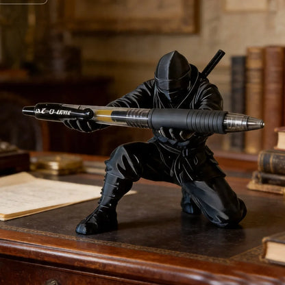 Ninja 3D Printed Desktop Organizer Pen Holder Multi-Functional Pen Stand Creative Gift Cultural and Creative Desktop Decoration