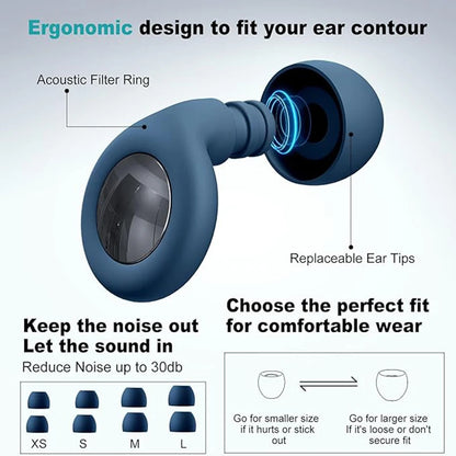 Waterproof Silicone Ear Plugs – Noise-Reduction Set for Sleep &amp; Swimming