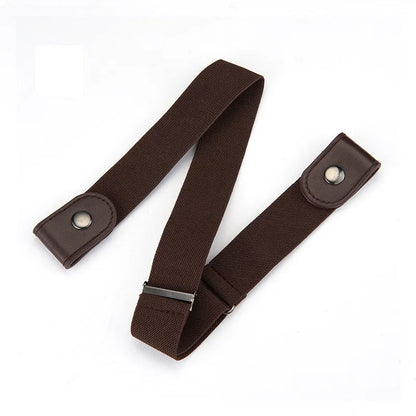 Traceless Invisible Elastic Belt – No-Buckle Stretch Belt for Jeans & Pants