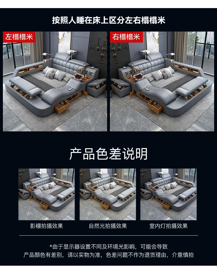 Frame Upholstered Bed Handles Unique Double Modern Children Bed Luxury Sleeping Muebles Para El Hogar Bedroom Decoration