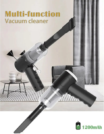 9000Pa Wireless Car Vacuum Cleaner – Portable USB Wet &amp; Dry Cleaner