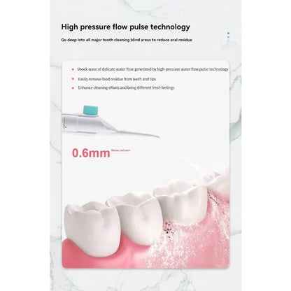 Portable Manual Water Flosser – Oral Irrigator for Deep Gum &amp; Teeth Care